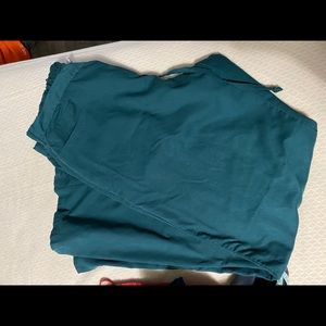 Jade green scrub pants